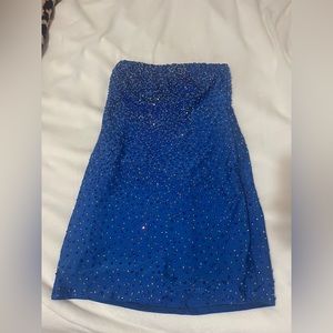 Handmade royal blue dress